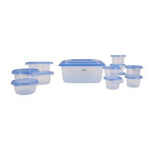 Celebrate It Tupperware (Blue) Food Storage 12 Sets